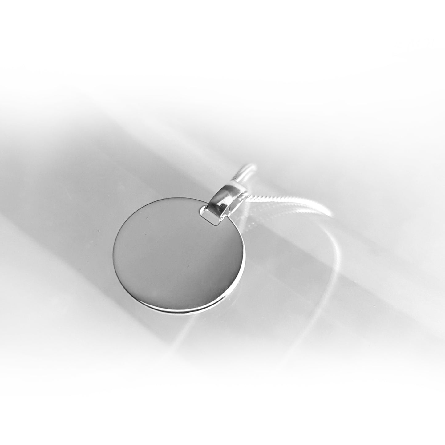 Runde Gravurplatte ohne Text