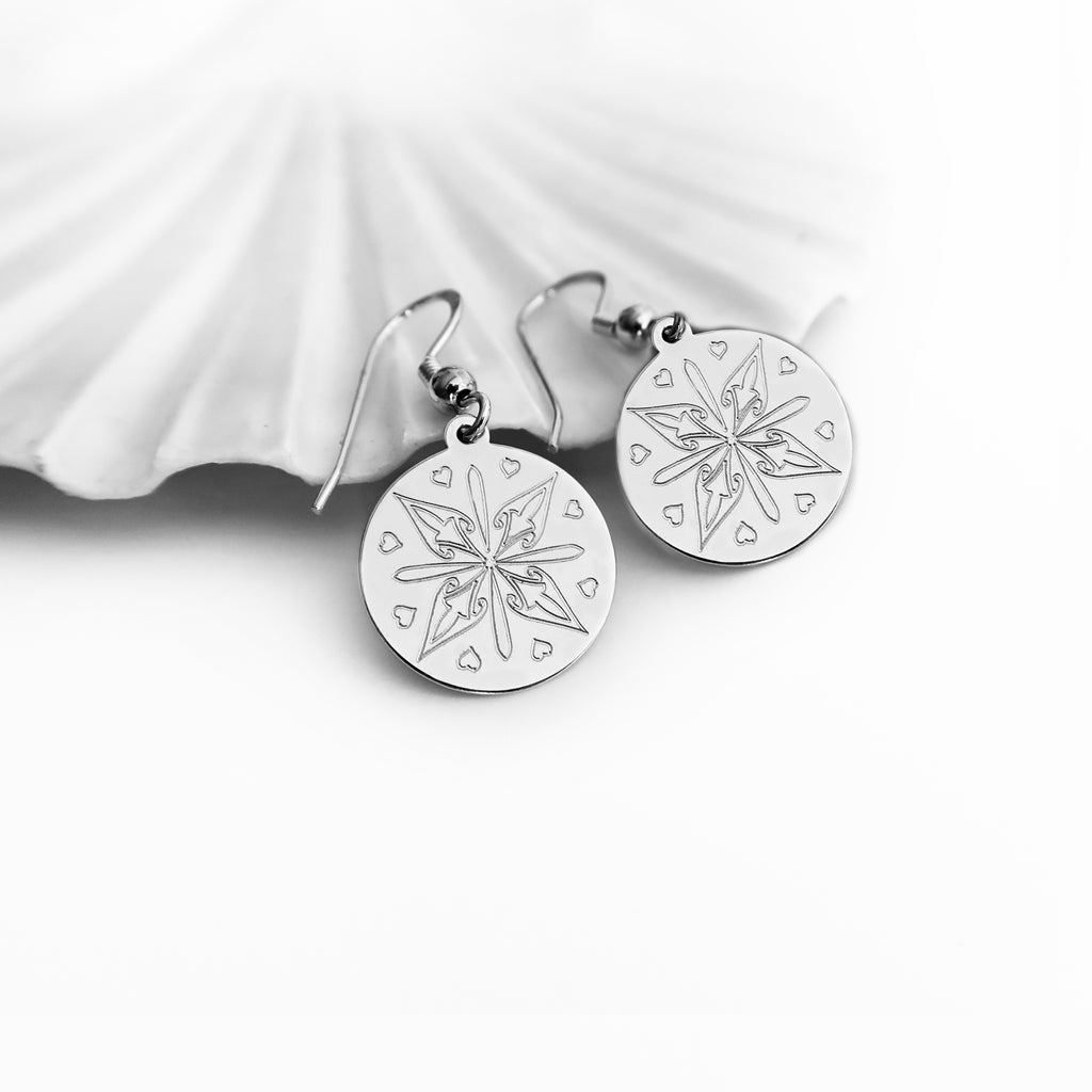 Schmetterlinge, Personalisierte Ohrringe, 925er Silber