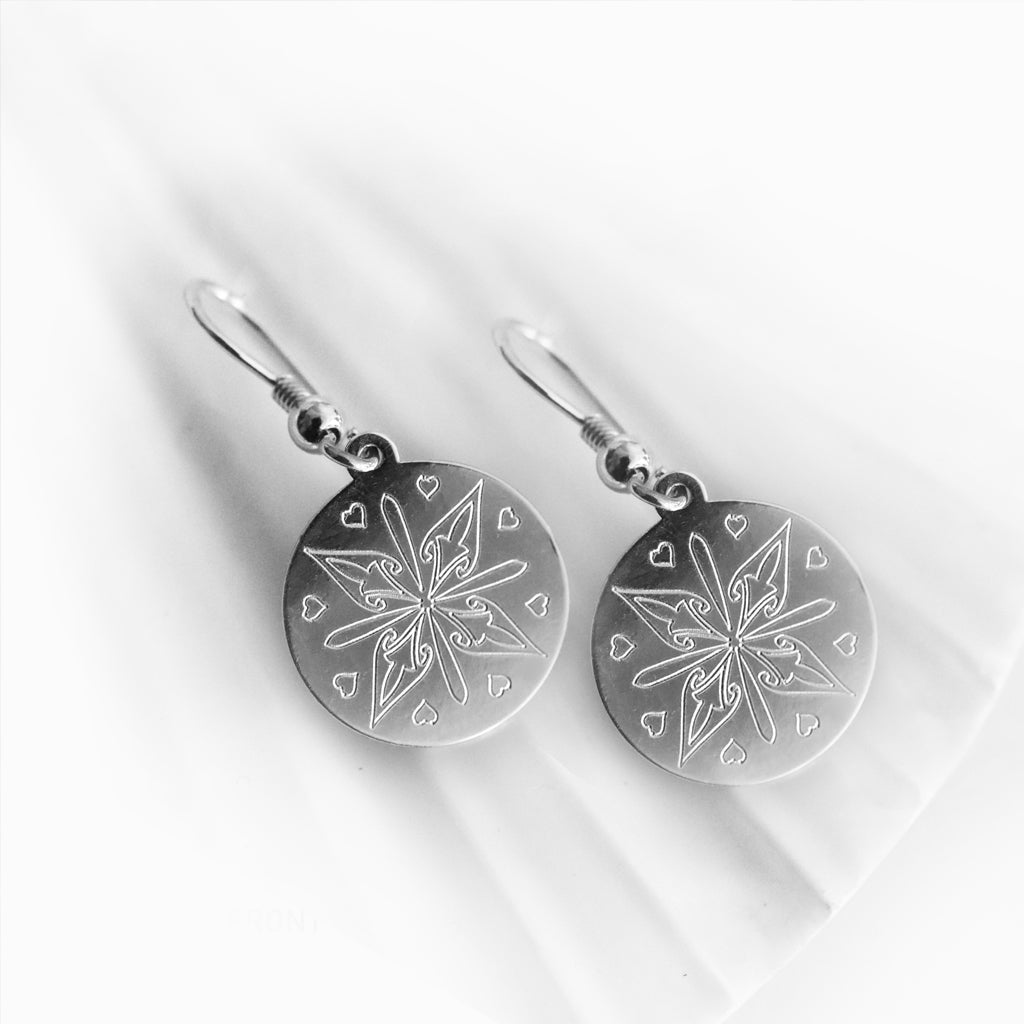 Schmetterlinge, Personalisierte Ohrringe, 925er Silber