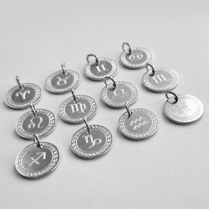 12 Sternzeichen Anhänger in Silber