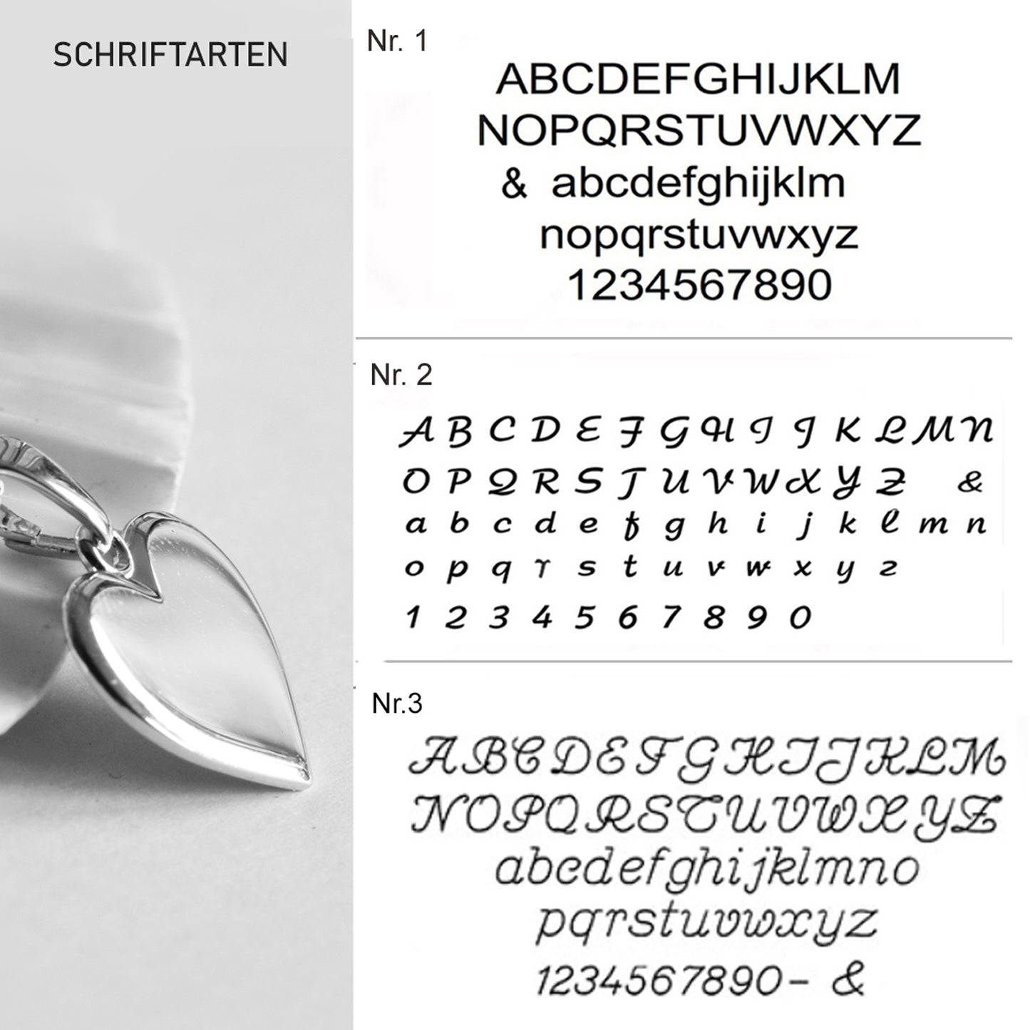 Kette Herz mit Namen | 925 Silber | Geschenkidee