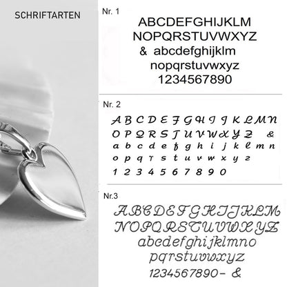 Kette Herz mit Namen | 925 Silber | Geschenkidee