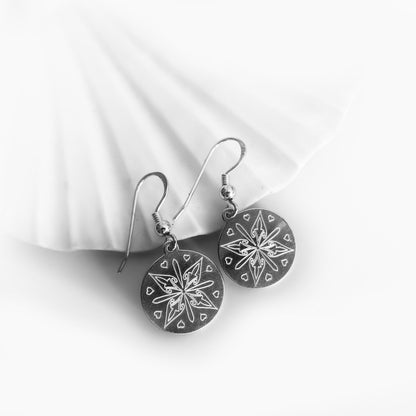 Silberohrringe mit Schmetterlingsmotiv