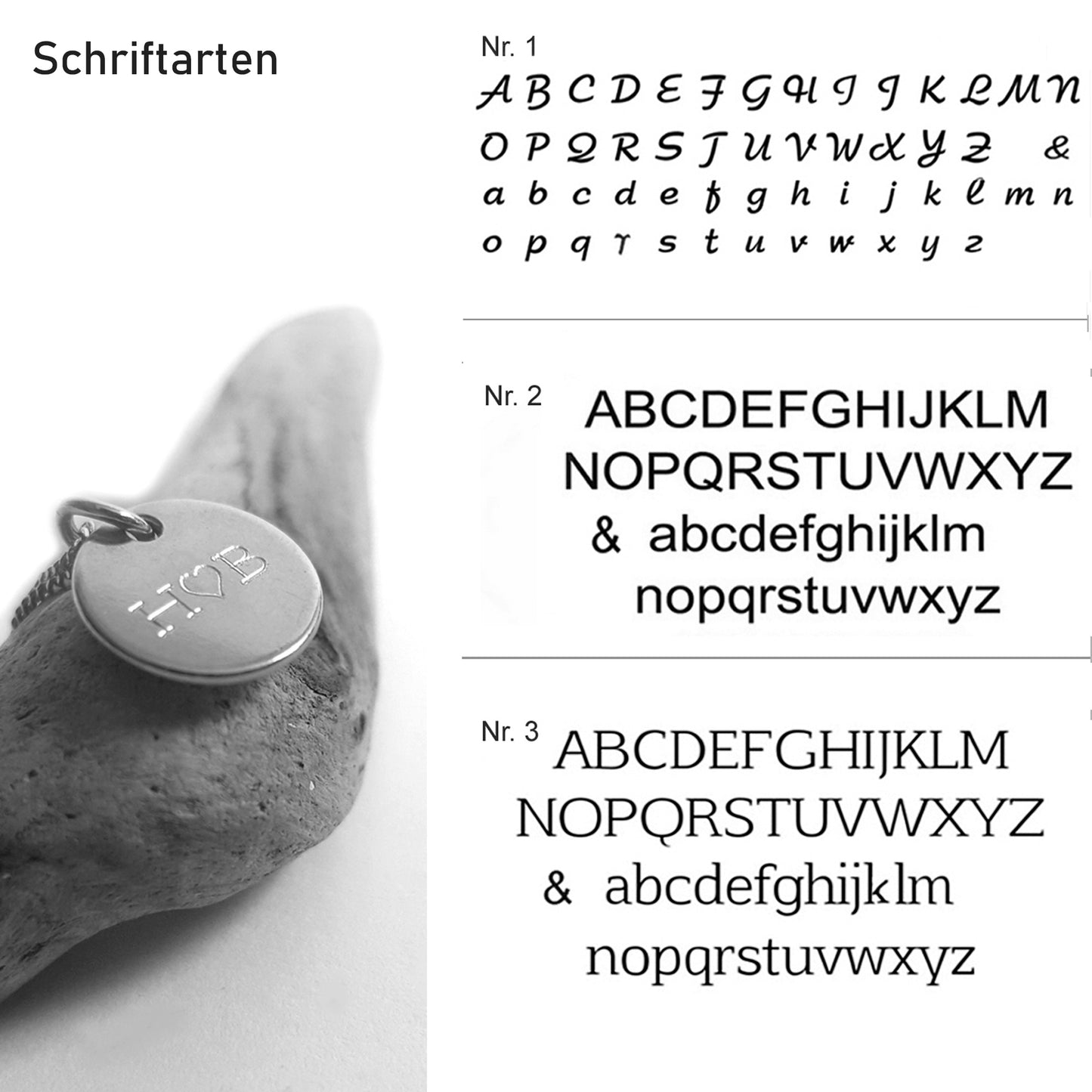 Kleiner Namensanhänger aus 925 Silber, gravierte Halskette, Name, Datum, Spruch