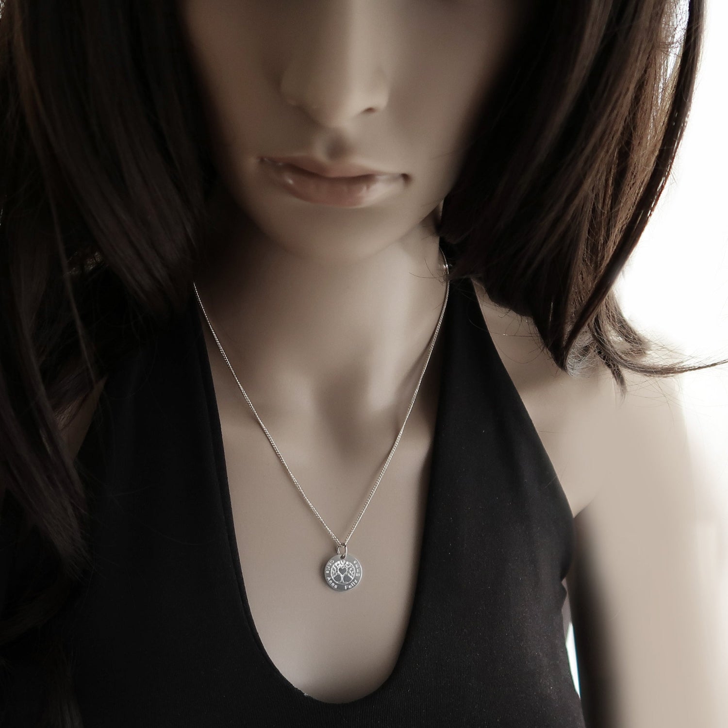 Lebensbaum Kette mit Gravur, Model