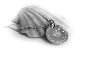 Pusteblume Kette In Silber 925