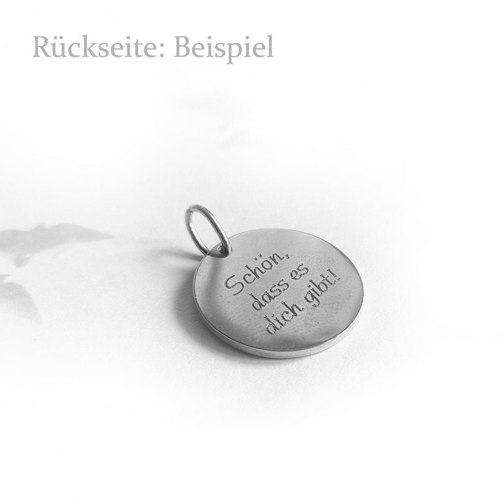 Rückseite: Beispiel der Gravur