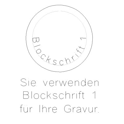 Schriftart Nr.1: Blockschrift ohne Serifen
