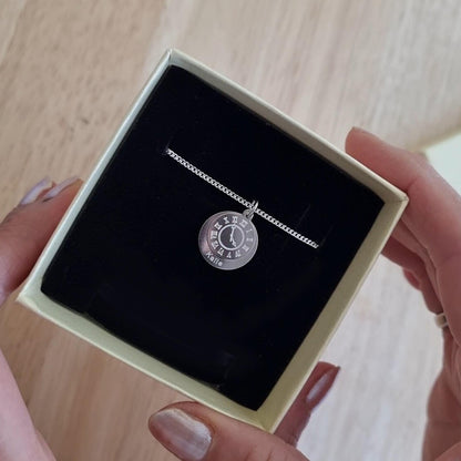 Taufuhr Kette aus 925 Silber in einer Geschenkbox